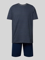 Pyjama mit geripptem Rundhalsausschnitt von Schiesser - 22