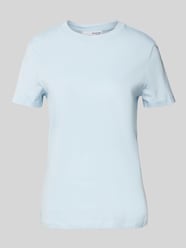 T-Shirt mit geripptem Rundhalsausschnitt von Selected Femme - 23