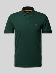 Poloshirt mit Label-Detail Modell 'Passenger' von BOSS Orange Grün - 6