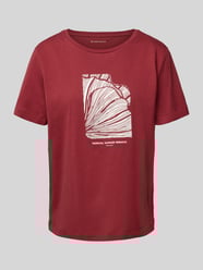 Regular Fit T-Shirt aus reiner Baumwolle von Tom Tailor Bordeaux - 2