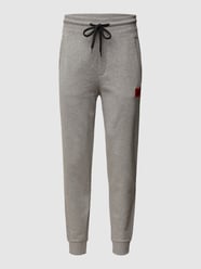 Sweatpants aus Baumwolle Modell 'Doak212' von HUGO Grau - 3