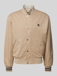 Bomberjacke mit gerippten Abschlüssen von Tommy Hilfiger Beige - 38