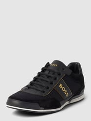 Sneaker mit Label-Print Modell 'Saturn' von BOSS Schwarz - 22