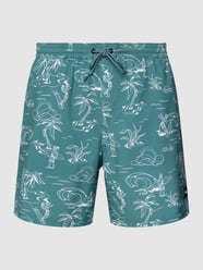 Badehose mit Motiv-Print Modell 'CALI' von ONeill Türkis - 34
