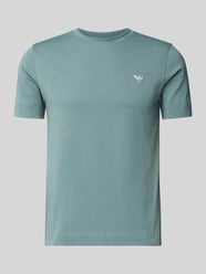 T-Shirt mit Label-Stitching und Rundhalsausschnitt von Emporio Armani - 19