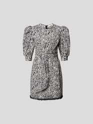 Minikleid mit Taillengürtel von Custommade Grau - 3