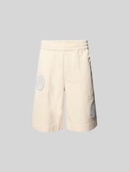 Shorts mit elastischem Bund von ISNURH Beige - 1