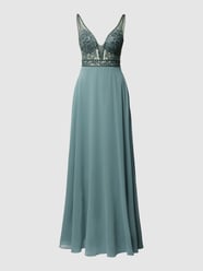 Abendkleid mit Ziersteinbesatz von Laona Grün - 26