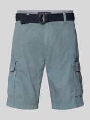Bermudy o kroju regular fit z kieszeniami cargo od Petrol - 7