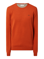 Pullover mit Logo-Stickerei von s.Oliver RED LABEL Orange - 15