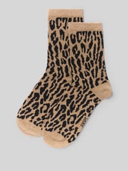Sokken van katoenmix met dierenprint van JOOP! COLLECTION Beige - 6