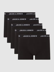 Trunks mit Stretch-Anteil im 5er-Pack Modell 'Jachuey' von Jack & Jones Schwarz - 43