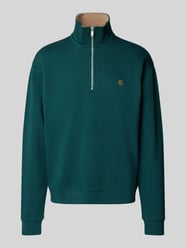 relaxed fit sweatshirt van katoenmix met schipperskraag van MCNEAL - 48