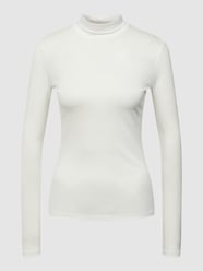 Shirt met lange mouwen en opstaande kraag, model 'Dinelane' van HUGO Wit - 14