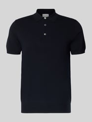 Slim fit poloshirt van lyocellmix met zijde aandeel van Profuomo - 29