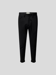Bundfaltenhose im Straight Fit von Stylebop Schwarz - 23
