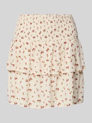 Minirok in dubbele-laagjeslook van REVIEW Beige - 13