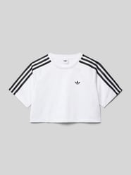 Boxy Fit T-Shirt mit Kontrststreifen von adidas Originals - 31