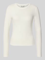 Koszulka z długim rękawem z mieszanki bawełny krój slim fit model 'RILEY' od ONLY - 36