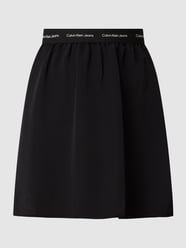 Minirock mit elastischem Logo-Bund  von Calvin Klein Jeans Schwarz - 23