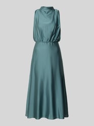 Midikleid aus Satin mit Stehkragen von SWING - 16