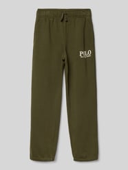 Relaxed Fit Sweatpants mit Label-Stitching von Polo Ralph Lauren Teens Grün - 30