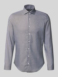 Koszula biznesowa o kroju slim fit z kołnierzykiem typu kent od SEIDENSTICKER - 18