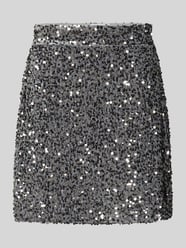High Waist Minirock mit Pailletten Modell 'FAITH' von Vila - 17