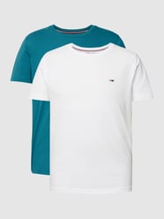T-Shirt mit Label-Stitching im 2er-Pack von Tommy Jeans Weiß - 33