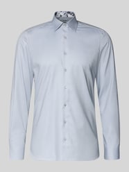 Slim fit zakelijk overhemd van katoenmix met Kentkraag van OLYMP Level 5 - 9