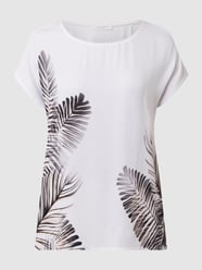 Shirt mit Print von BETTY & CO WHITE Schwarz - 46