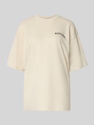 iudam Oversized T-shirt voor dames, met V-hals, zomer, longshirt, korte mouwen, oversized, losse sporttop, casual T-shirt, blouses, zwart, L