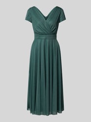 Knielanges Cocktailkleid mit V-Ausschnitt von Vera Mont - 8
