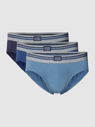 Slip mit Label-Detail im 3er-Pack von Jockey Blau - 48
