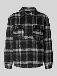 Regular Fit Hemdjacke mit Allover-Muster Modell 'GIO' von Only & Sons - 10