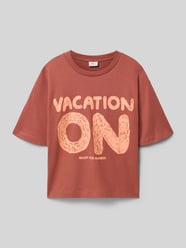 T-shirt o kroju boxy fit z czystej bawełny od s.Oliver RED LABEL - 5