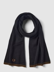 Schal mit Label-Stitching Modell 'Twin Tipped Merino Wool' von Fred Perry Schwarz - 2