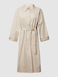 PLUS SIZE Mantel aus reiner Baumwolle Modell 'PEACHED' von Tommy Hilfiger Curve Beige - 24