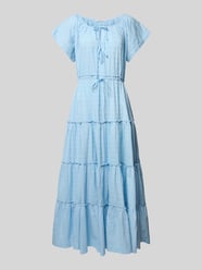 Maxikleid im Stufen-Look mit Schnürung von Scotch & Soda - 1