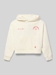 Bluza z kapturem o kroju regular fit z wyhaftowanym motywem od Garcia - 26