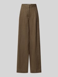 Wide Fit Hose mit Bundfalten Modell 'Ginkoli' von Stefanel - 31