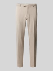 Slim Fit Anzughose mit Strukturmuster von MCNEAL Beige - 48