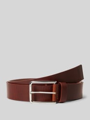 Riem van buffelleer met doornsluiting van CK Calvin Klein Bruin - 5