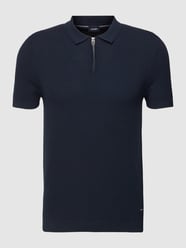 Poloshirt mit kurzem Reißverschluss Modell 'Vanco' von JOOP! Collection Blau / Türkis - 8