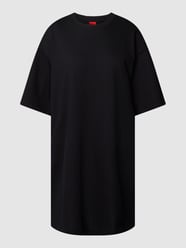 T-Shirt-Kleid mit Rundhalsausschnitt Modell 'Nashonda' von HUGO Grau / Schwarz - 18
