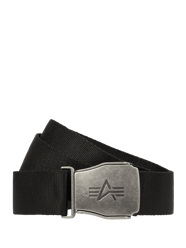Gürtel mit Klickverschluss von Alpha Industries Schwarz - 42