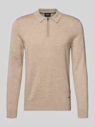 Gebreide pullover van scheerwol met polokraag model 'Dondor' van JOOP! Collection - 42