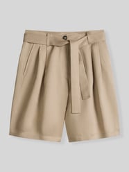 Szorty o kroju relaxed fit z domieszką lnu od Marc O'Polo - 8