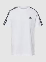 T-Shirt mit Label-Stitching von ADIDAS SPORTSWEAR Weiß - 18