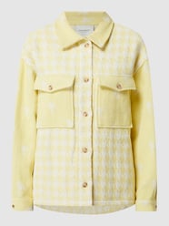 Hemdjacke mit Kufiya-Muster Modell 'Hannah' von SUMMERY Copenhagen Gelb - 1